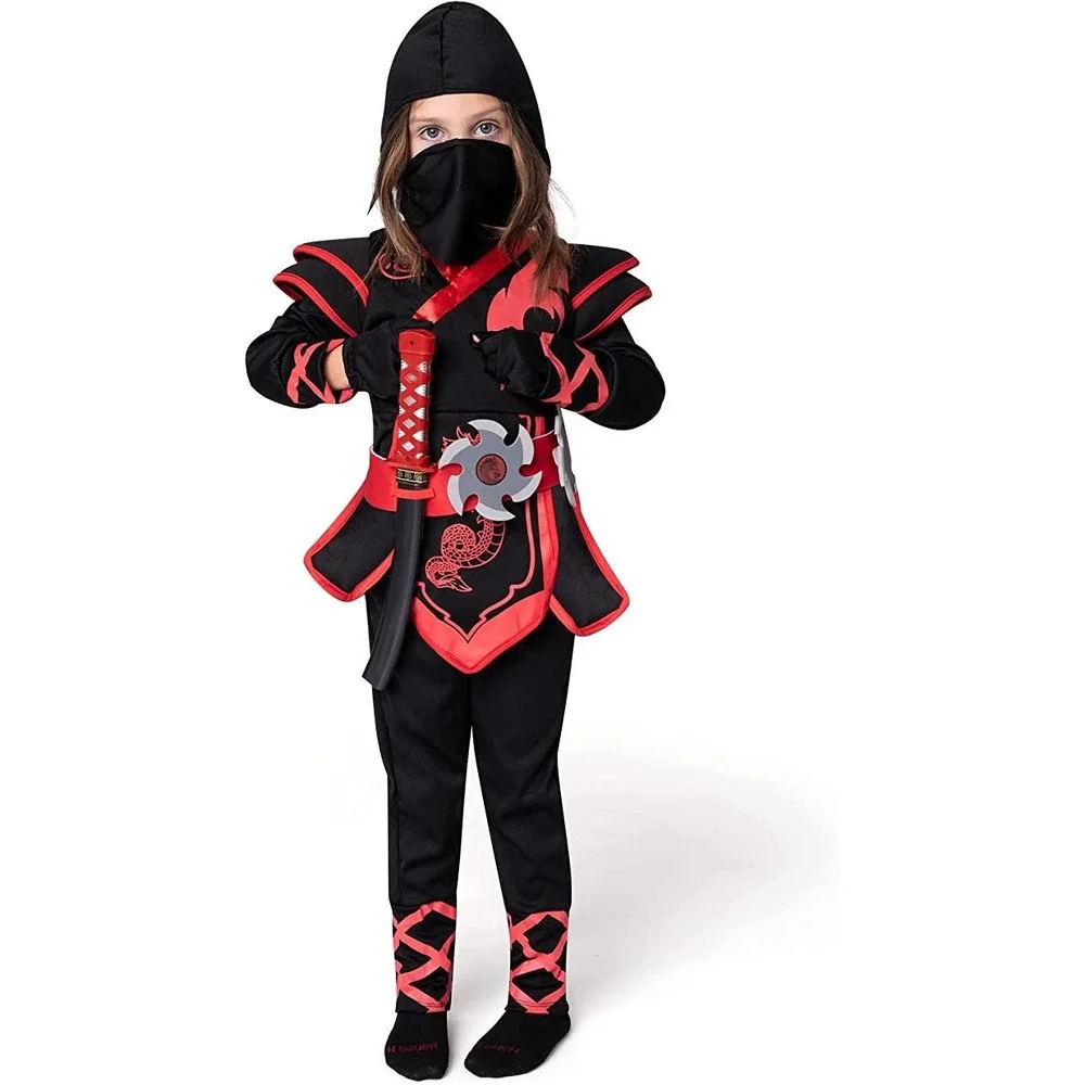 Spooktacular Creations Girl Birdy Red Ninja Costume, Small